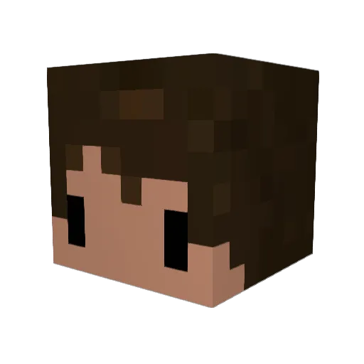 Mjamoua6288 Minecraft avatar head, 3D render