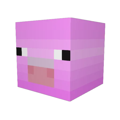 Mjeska Minecraft avatar head, 3D render