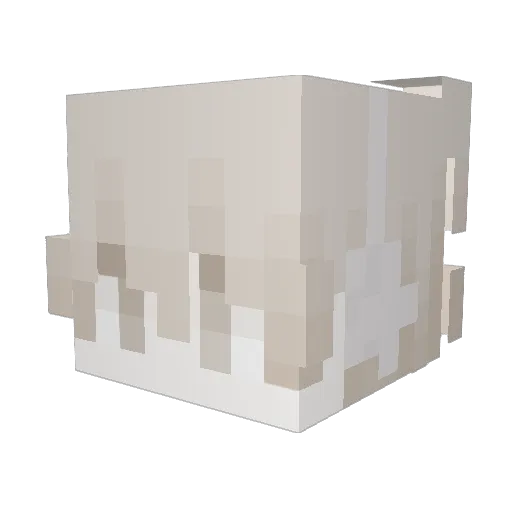 Mjodek_ Minecraft avatar head, 3D render