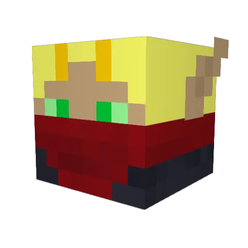 Mjolnir106 Minecraft avatar head, 3D render