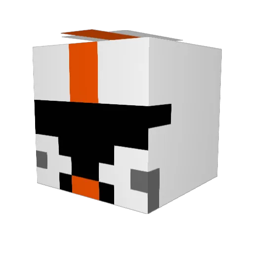MjolnirCommando Minecraft avatar head, 3D render