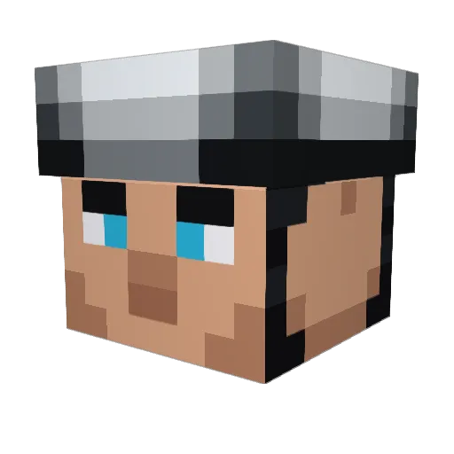 Mjolnir_Gaming Minecraft avatar head, 3D render