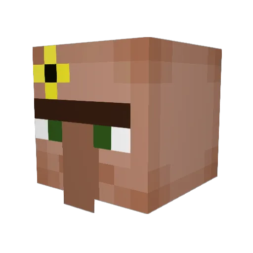 MjukaPolysonger Minecraft avatar head, 3D render