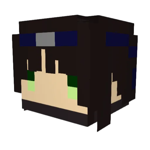 Mk46mod0 Minecraft avatar head, 3D render