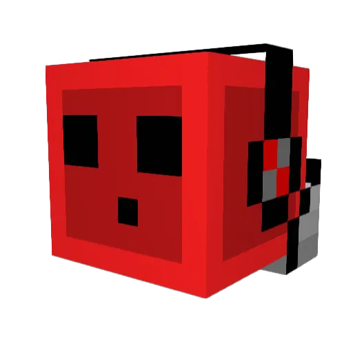Mkeenbean Minecraft avatar head, 3D render