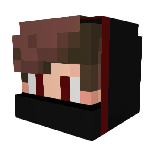 Mkfs123501 Minecraft avatar head, 3D render