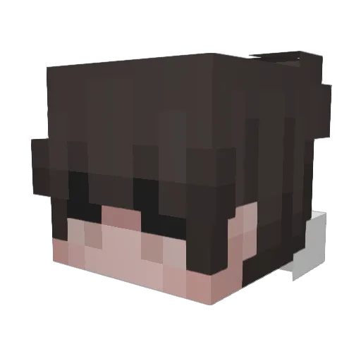 MlNDLESS Minecraft avatar head, 3D render