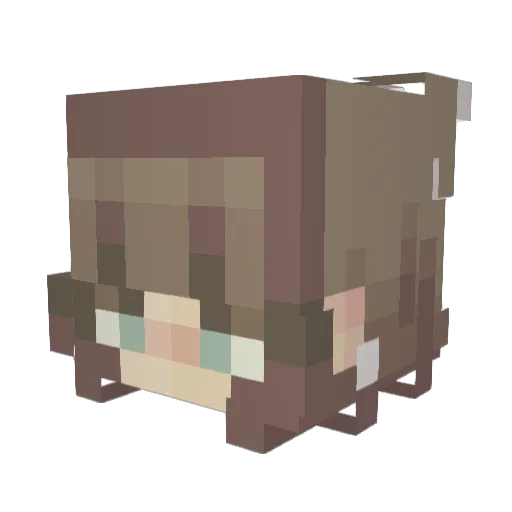 MlNER Minecraft avatar head, 3D render