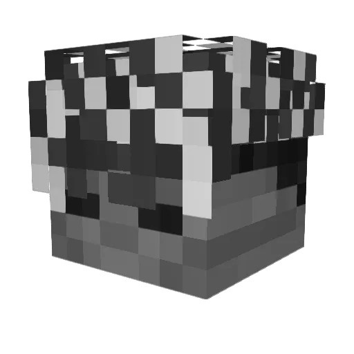 MladejCadillac Minecraft avatar head, 3D render