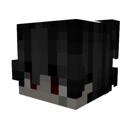 MleczSwag Minecraft avatar head, 3D render