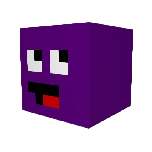 MlgTray101 Minecraft avatar head, 3D render