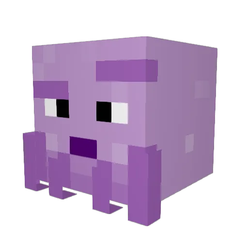 Mlghosts Minecraft avatar head, 3D render