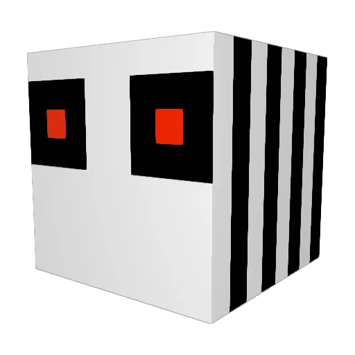 Mlikyyy Minecraft avatar head, 3D render