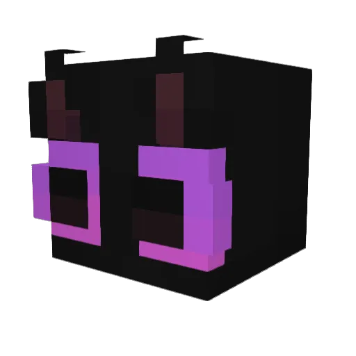 MlleBlonde Minecraft avatar head, 3D render