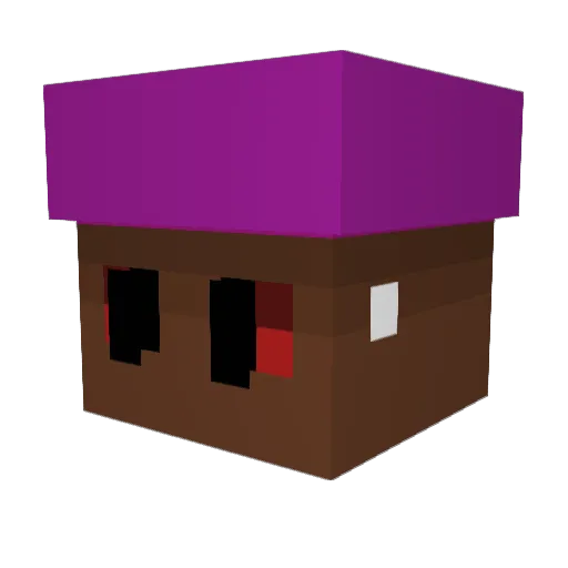 MlodyGolab Minecraft avatar head, 3D render