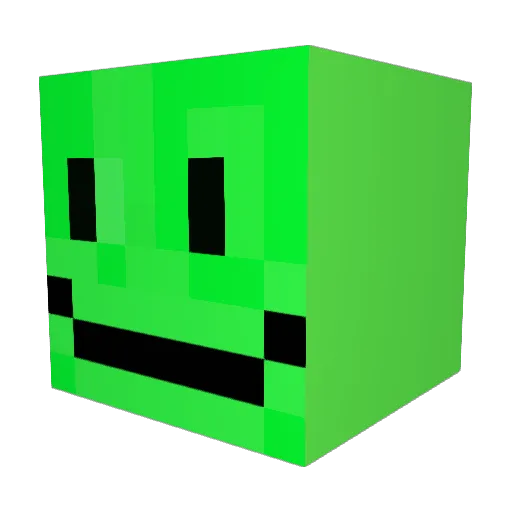 MlodyRedbull Minecraft avatar head, 3D render
