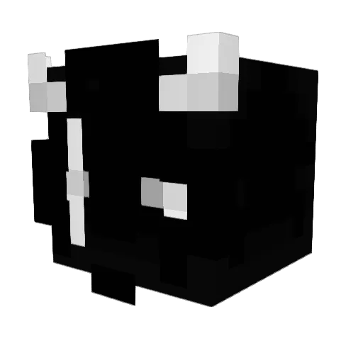 Mlook11 Minecraft avatar head, 3D render