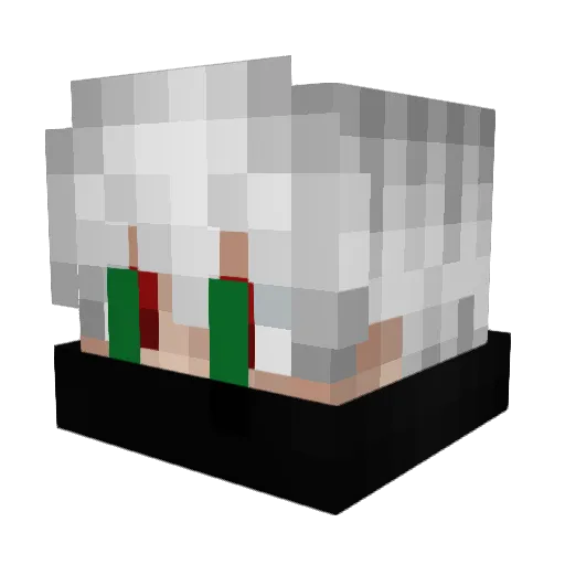 MlsterFancyPants Minecraft avatar head, 3D render