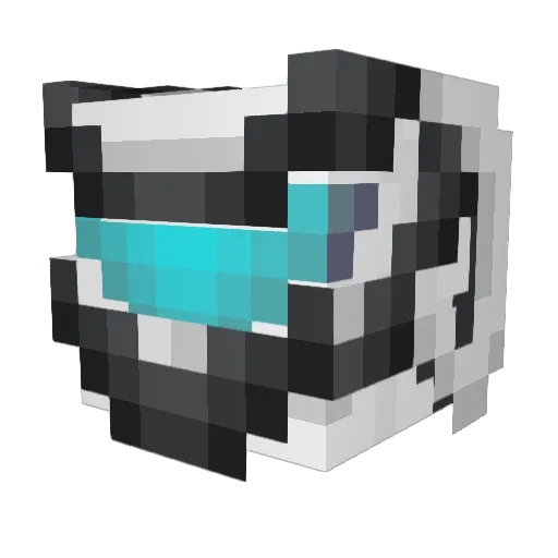 Mman1mm Minecraft avatar head, 3D render