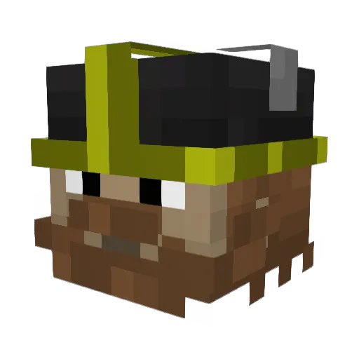 Mmbarnes Minecraft avatar head, 3D render