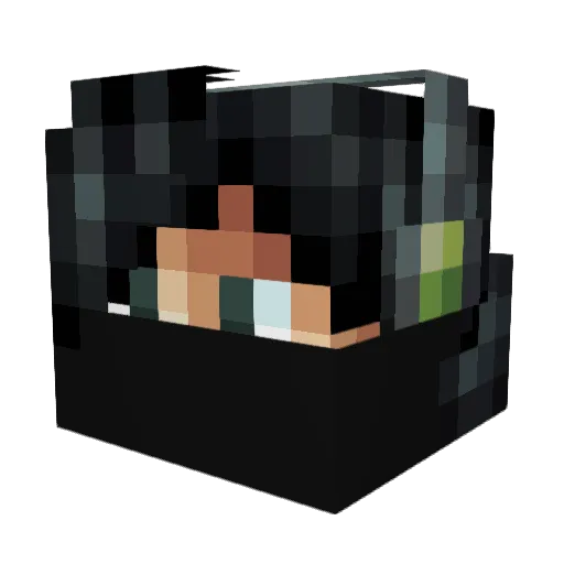MmhOkay Minecraft avatar head, 3D render