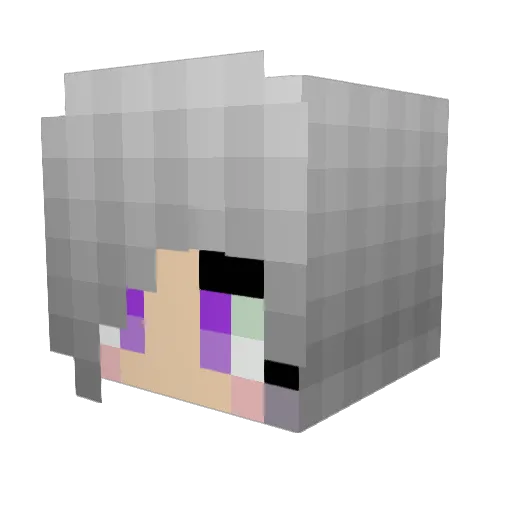 Mmmcc09 Minecraft avatar head, 3D render