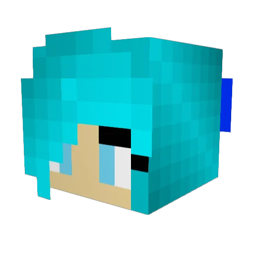 Mmonkey2001 Minecraft avatar head, 3D render