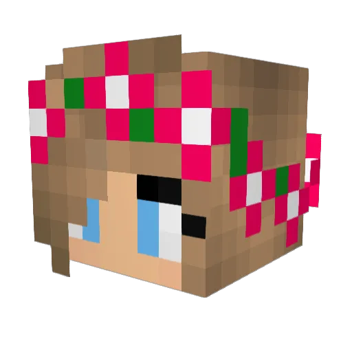 MnMRar Minecraft avatar head, 3D render