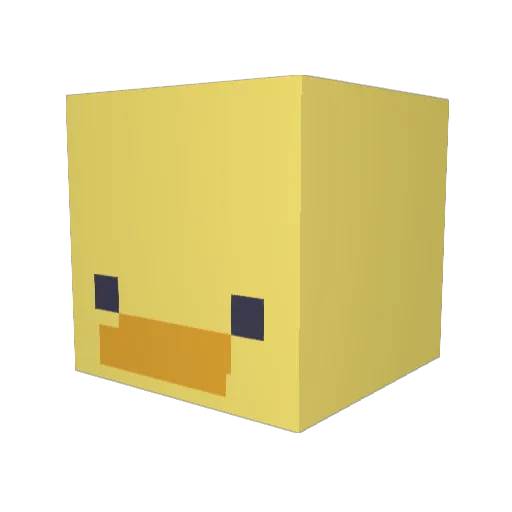 MnMaxe Minecraft avatar head, 3D render
