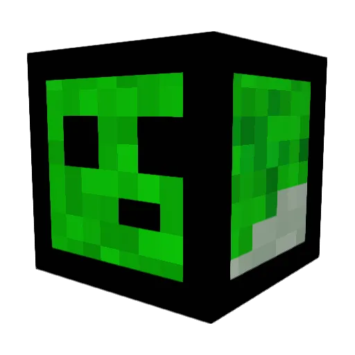 MnassiM Minecraft avatar head, 3D render