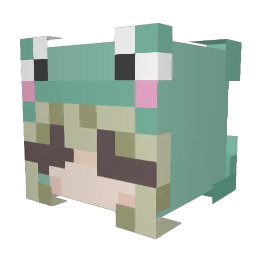Mnaumnau13 Minecraft avatar head, 3D render