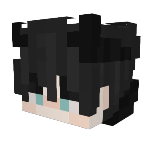 Mniszeq Minecraft avatar head, 3D render