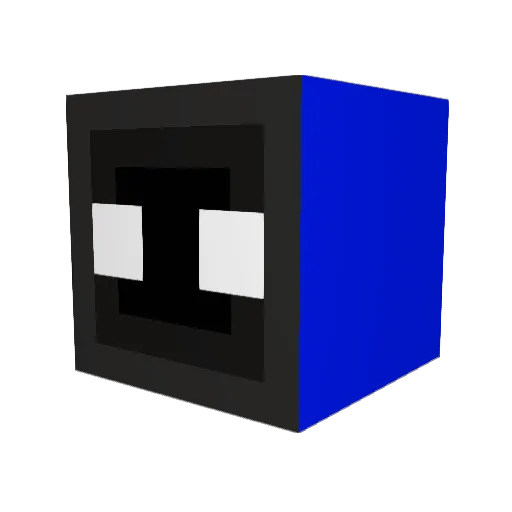 Mo0nPickLes Minecraft avatar head, 3D render