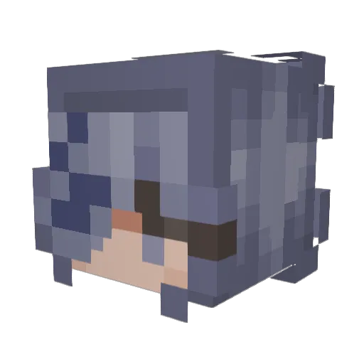 Mo0n____ Minecraft avatar head, 3D render