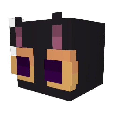 Mo0tun Minecraft avatar head, 3D render