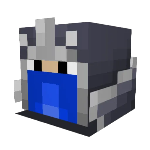 Mo85 Minecraft avatar head, 3D render
