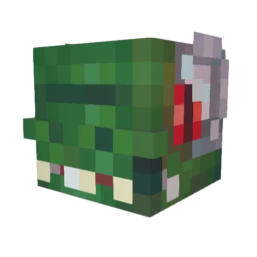 MoB_KinG_ Minecraft avatar head, 3D render
