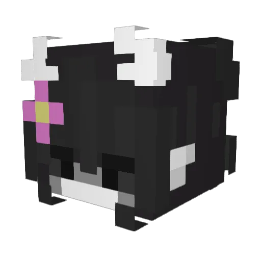 MoBakr Minecraft avatar head, 3D render