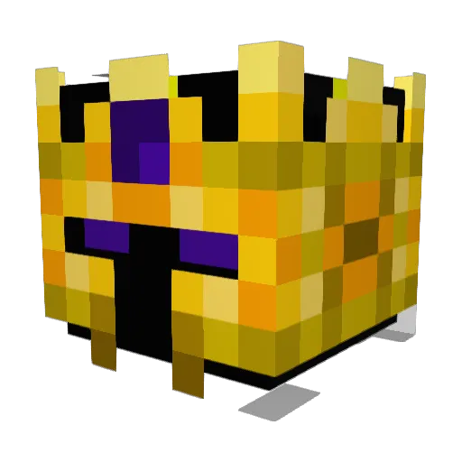 MoCrowLi Minecraft avatar head, 3D render