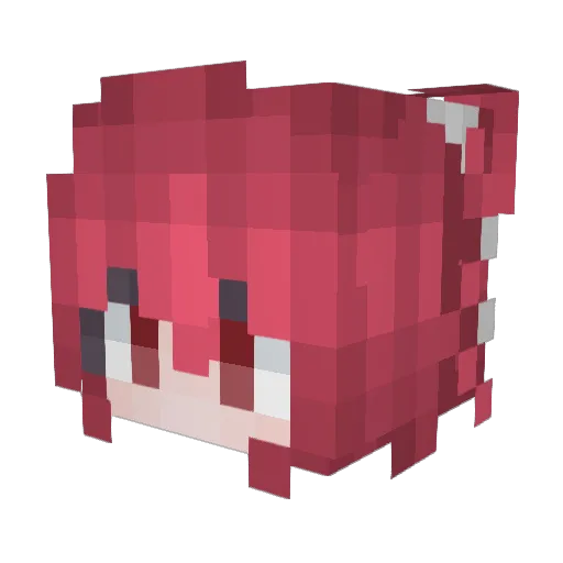 MoGuang_857 Minecraft avatar head, 3D render
