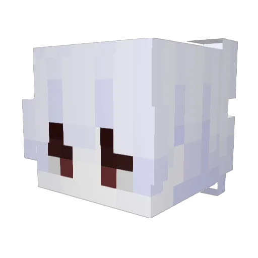 MoJIudyxa Minecraft avatar head, 3D render