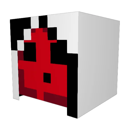MoJiTo_ManGue_ Minecraft avatar head, 3D render