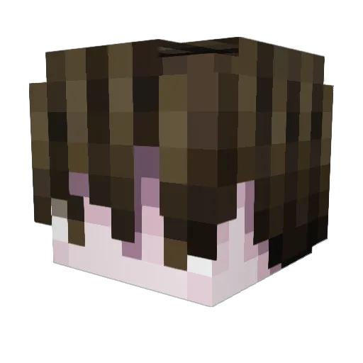 MoKaihan Minecraft avatar head, 3D render