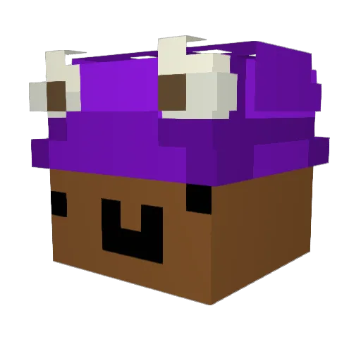MoMiWeep Minecraft avatar head, 3D render