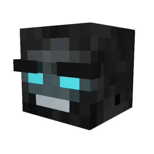 MoOrty Minecraft avatar head, 3D render