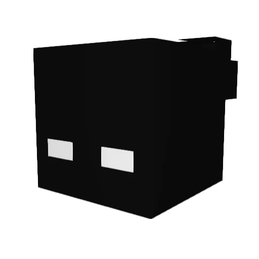 MoRGaN231 Minecraft avatar head, 3D render