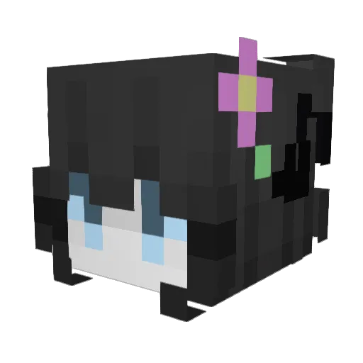 MoSheng_dada Minecraft avatar head, 3D render