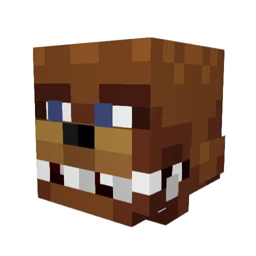 MoSillyGoose Minecraft avatar head, 3D render
