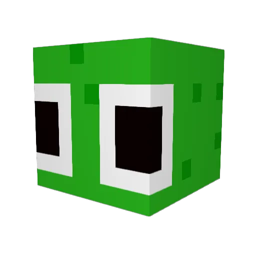 MoTheBee Minecraft avatar head, 3D render
