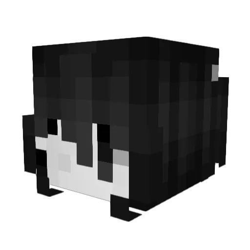 MoXiaoMoy Minecraft avatar head, 3D render